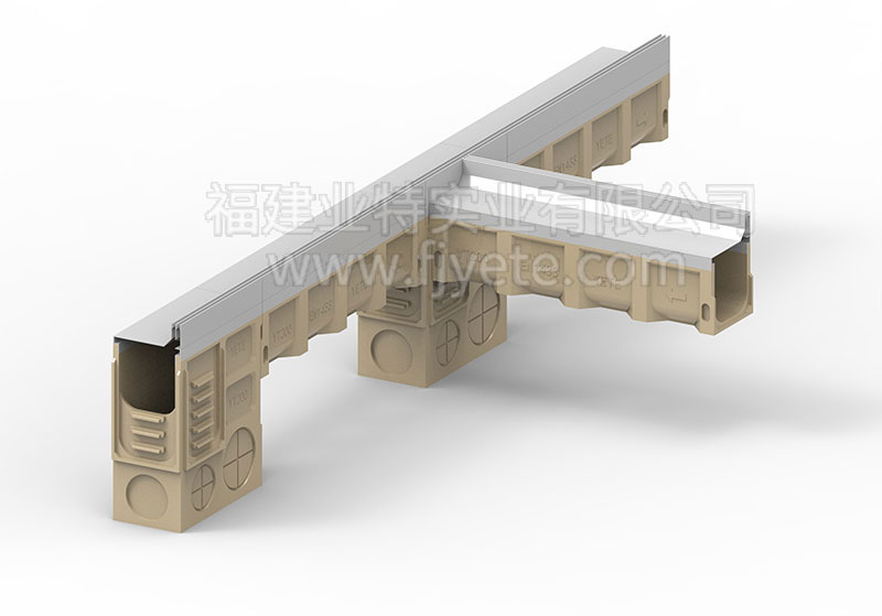 中缝线性U型排水沟