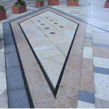 不锈钢缝隙式树脂混凝土排水沟效果图