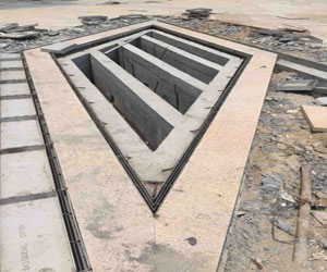 线性树脂排水沟安装施工图