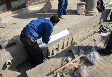 成品树脂排水沟安装效果图