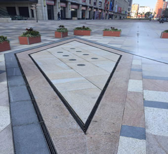 不锈钢缝隙式排水沟盖板效果图