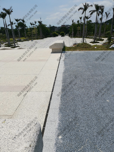 不锈钢缝隙式排水沟案例