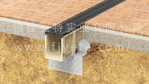 树脂混凝土U型排水沟安装